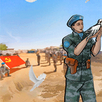手绘全景H5｜带你走近战位上的中国军人