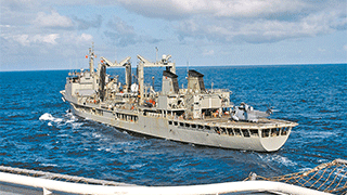兵器广角丨补给舰——移动的“海上后勤仓库”